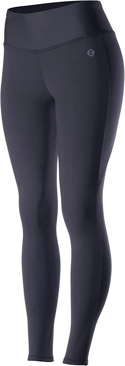 Horze Women's Juliet HyPer Flex Full Seat Tights - Black (36028)