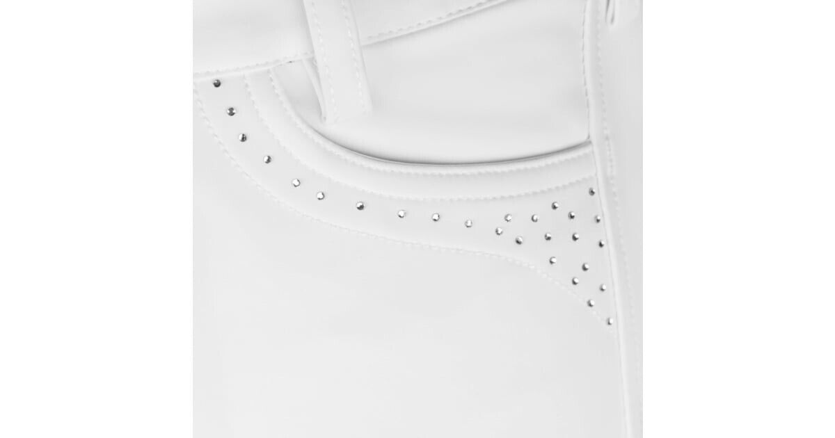 Schockemohle Sports "Victory" Style Breeches ,White EU 32 UK 20R (2171-00026)