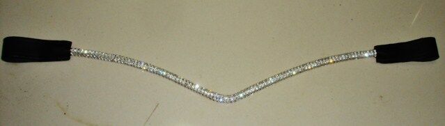 NEW DESIGNER CRYSTAL * Rope * BROWBAND cob SIZE - 15 inches