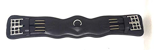 Cwell Equine Anatomical Dressage Girth 60 cms Leather