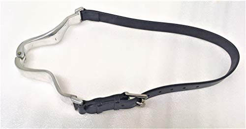 Cwell Equine NEW Anti Crib Biter Collar Leather Black