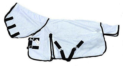 NEW AIR FLOW FOAL/MINI/SHETLAND/PONY FLY RUG SOFT MESH ATTACHED NECK COVER