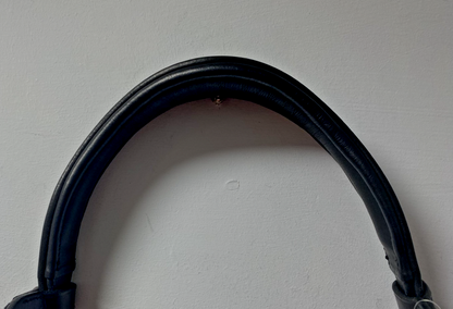 NEW English Leather BRIDLE Crystal SNAFFLE BRIDLE full Black (1169/22-23) B42