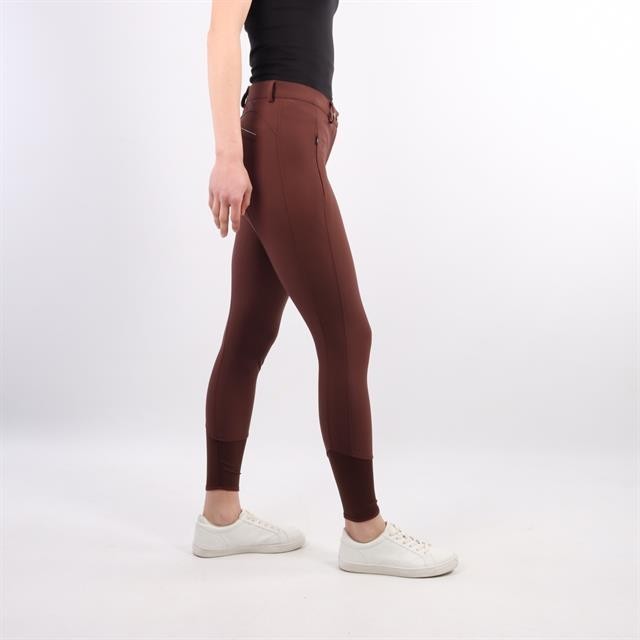 SALE QUUR QNoxx Full Grip Riding Breeches Dark Brown EU 34 UK 6 (128407) S73