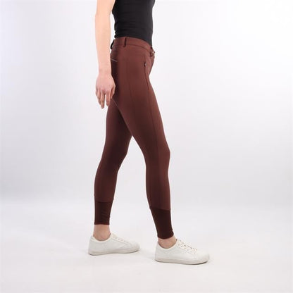 SALE QUUR QNoxx Full Grip Riding Breeches Dark Brown EU 34 UK 6 (128407) S73