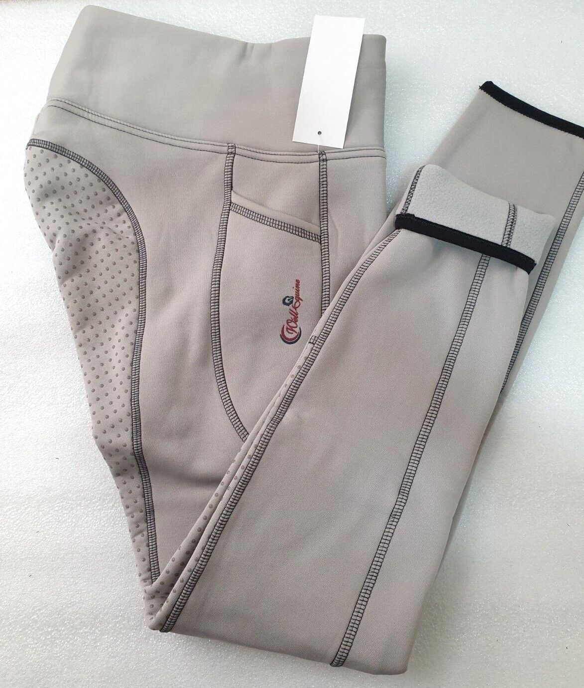 New Silicone Grip Horse Winter  Riding Leggings Tights  Phone Pocket