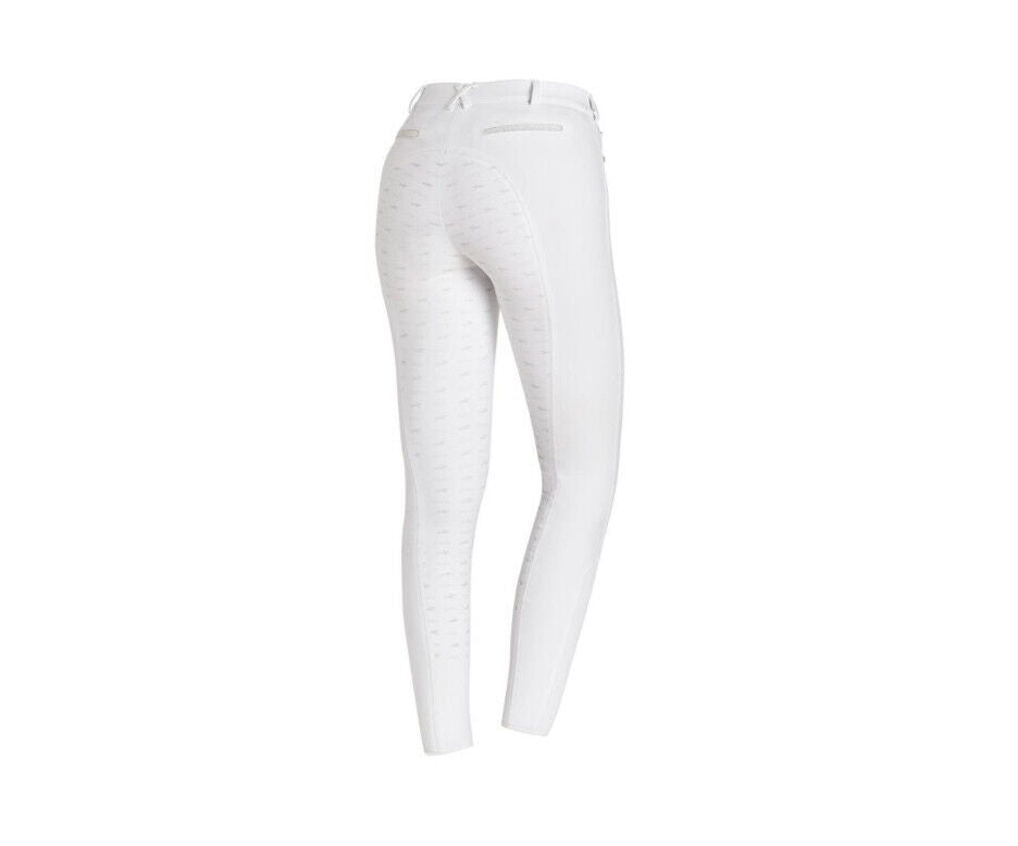 Schockemohle Chayenne Ladies Full Seat White Breeches (003) (S3)