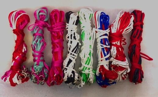 Multi Colour Haynets strong / Metal  Rings Packs of 1, 2, 3, 4,5  free p/p SALE