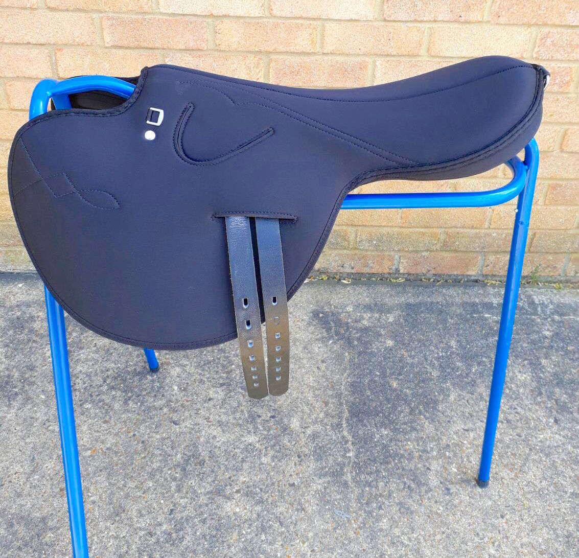 New Full Tree Exercise Race Horse Synthetic saddle choice of colors Black Brown