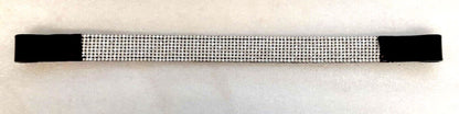 New Cwell Equine Bling! Clear Crystal Browband choice of Sizes Black/Brown sale