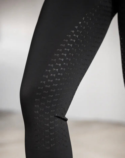 FAGER Ladies FULL Grip Breeches Black, EU38 UK10 (477-151- 002) (S8)3