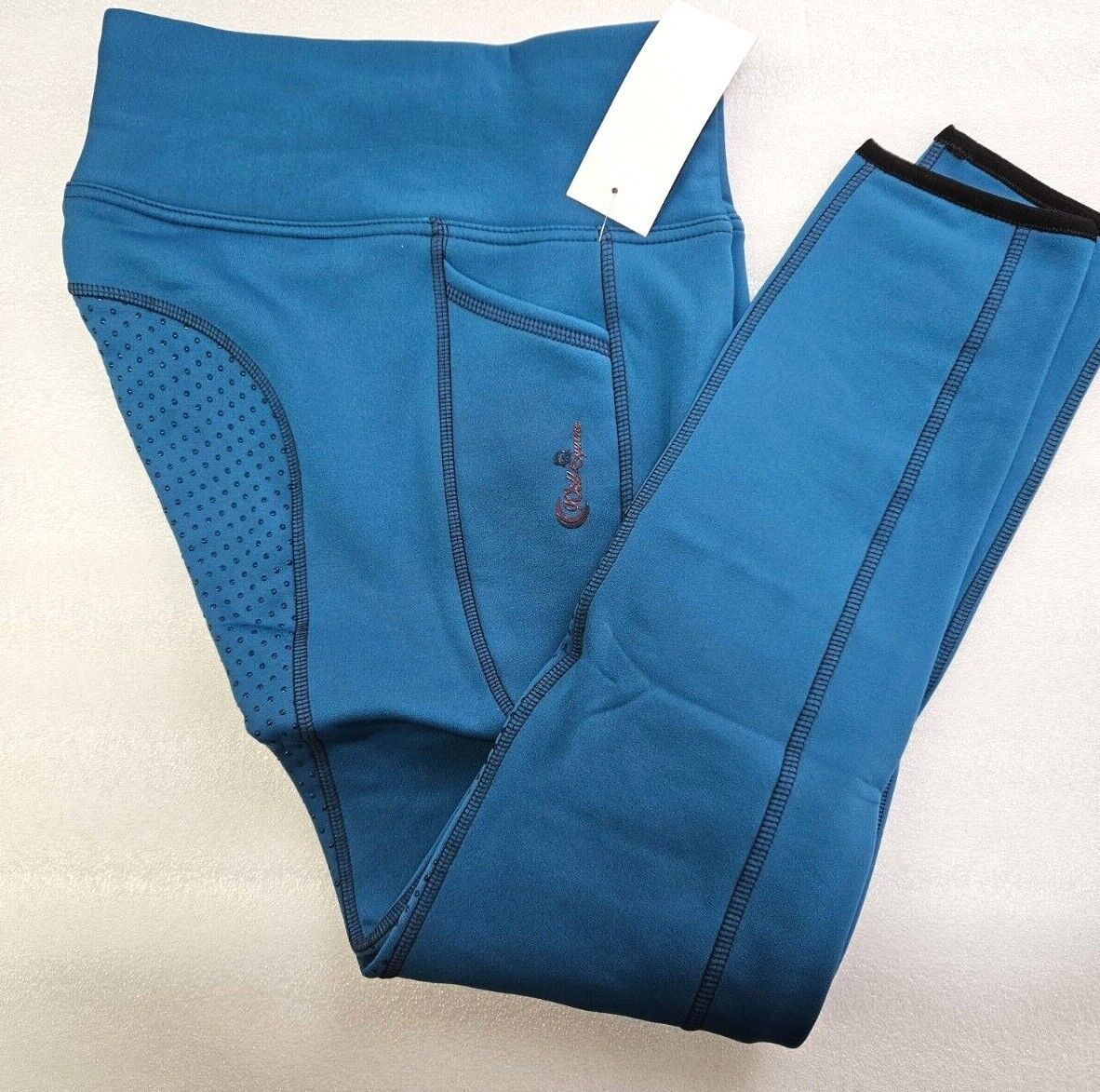 New Silicone Grip Horse Winter  Riding Leggings Tights  Phone Pocket