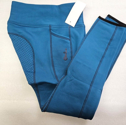 New Silicone Grip Horse Winter  Riding Leggings Tights  Phone Pocket