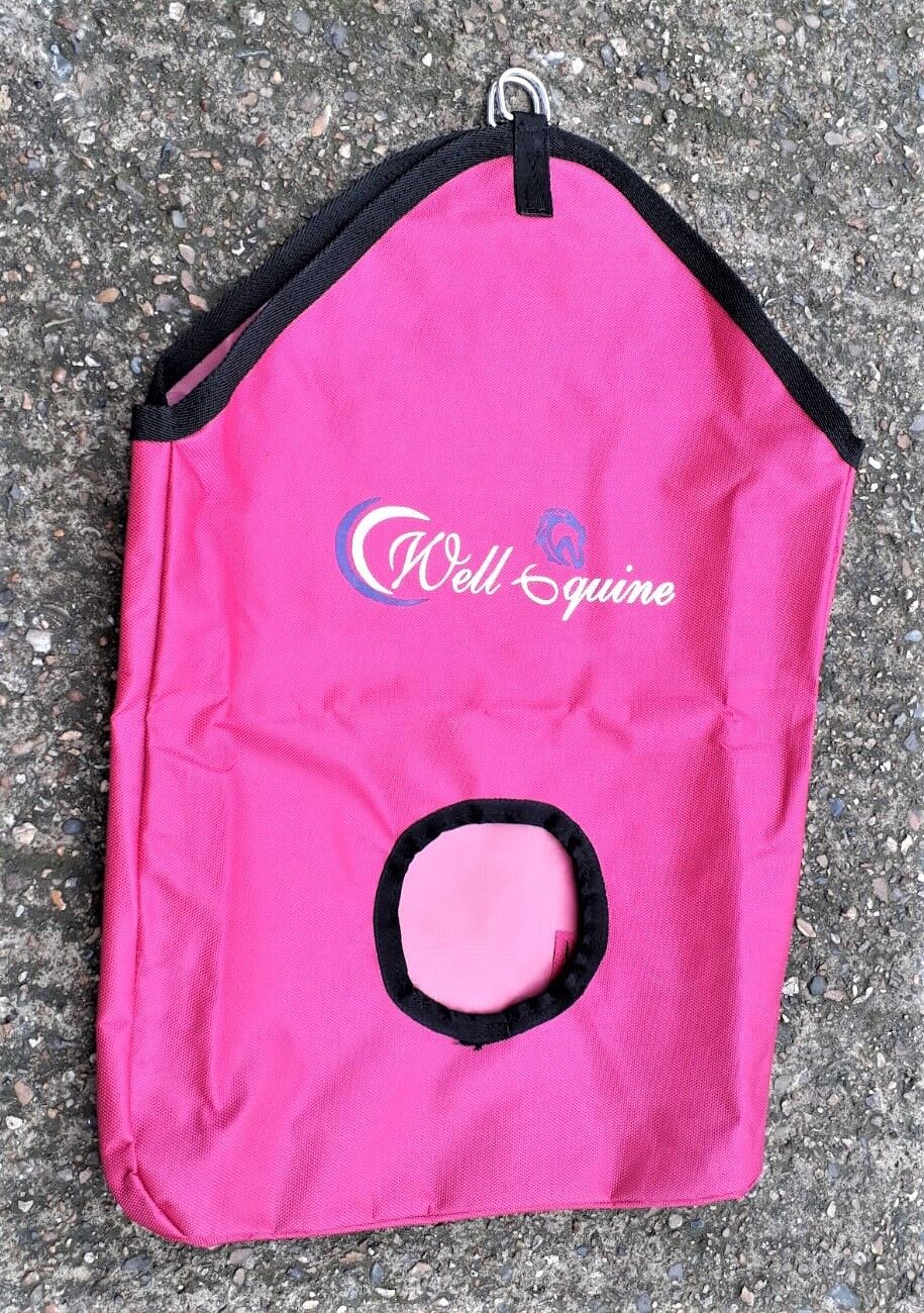New Water Proof Haynets Haybag Horse Feeding Hay Bag Less Waste choice of colors