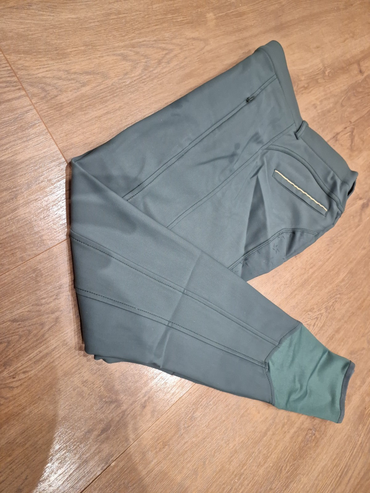 SALE QUUR QNoxx Full Grip Riding Breeches Jungle Green  EU 40 UK 12 (128407) S71