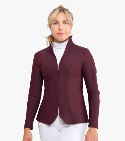 Premier Equine Finio Ladies Competition / Show Jacket in Plum  UK  12 (S11)2