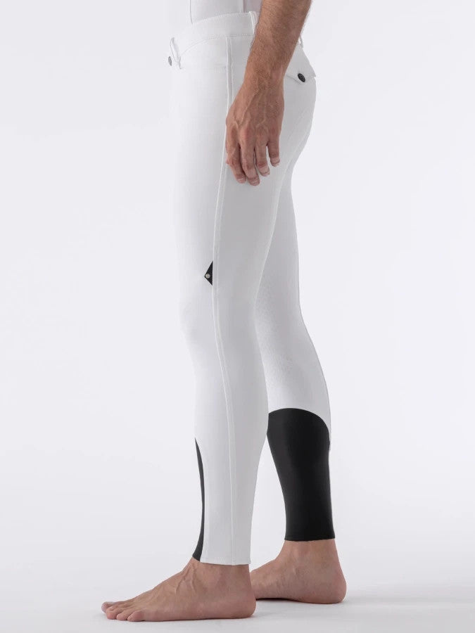 Equiline GRAFTONB  White men’s MOVE knee grip breeches UK 32" WAIST 50IT 8201 V11