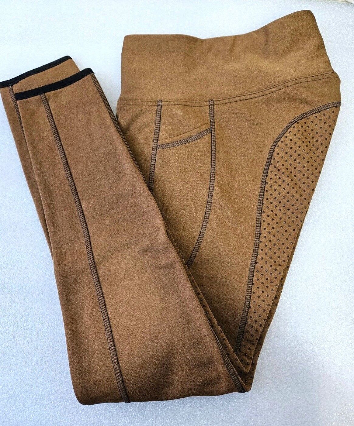 New Silicone Grip Horse Winter  Riding Leggings Tights  Phone Pocket