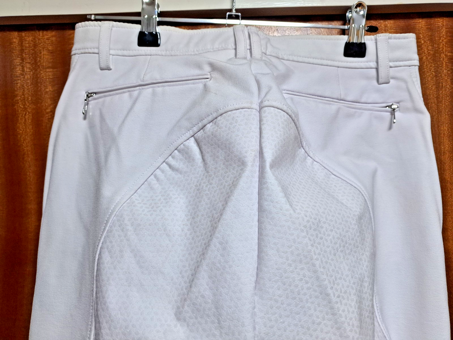 Cwell Equine Lexhis  Micro polyster Breeches White UK 36 EU 46 (2321)(R2)3