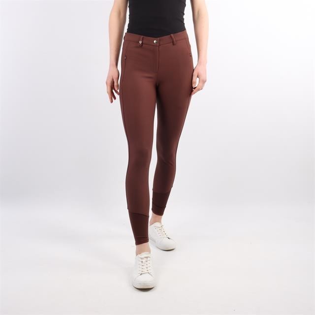 SALE QUUR QNoxx Full Grip Riding Breeches Dark Brown EU 34 UK 6 (128407) S74
