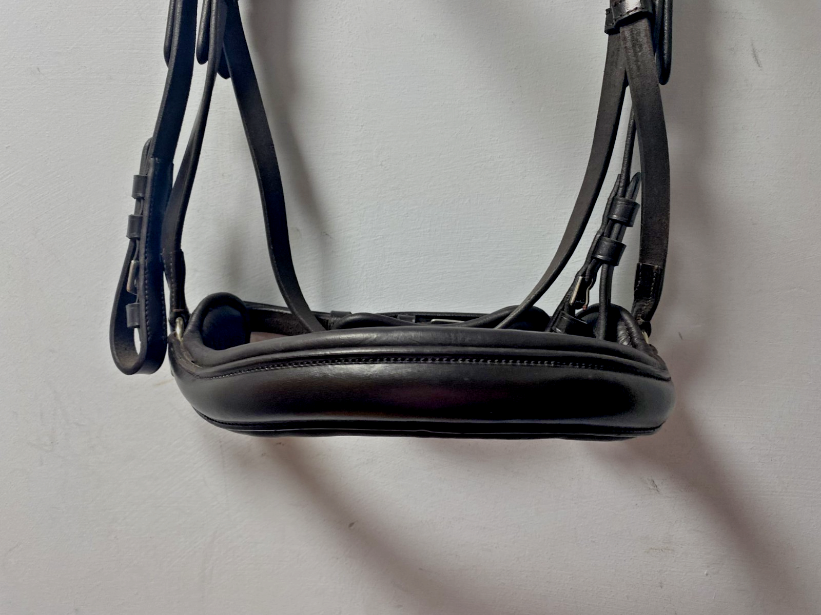 NEW English Leather BRIDLE Crystal SNAFFLE BRIDLE Dark Brown (2002) B44