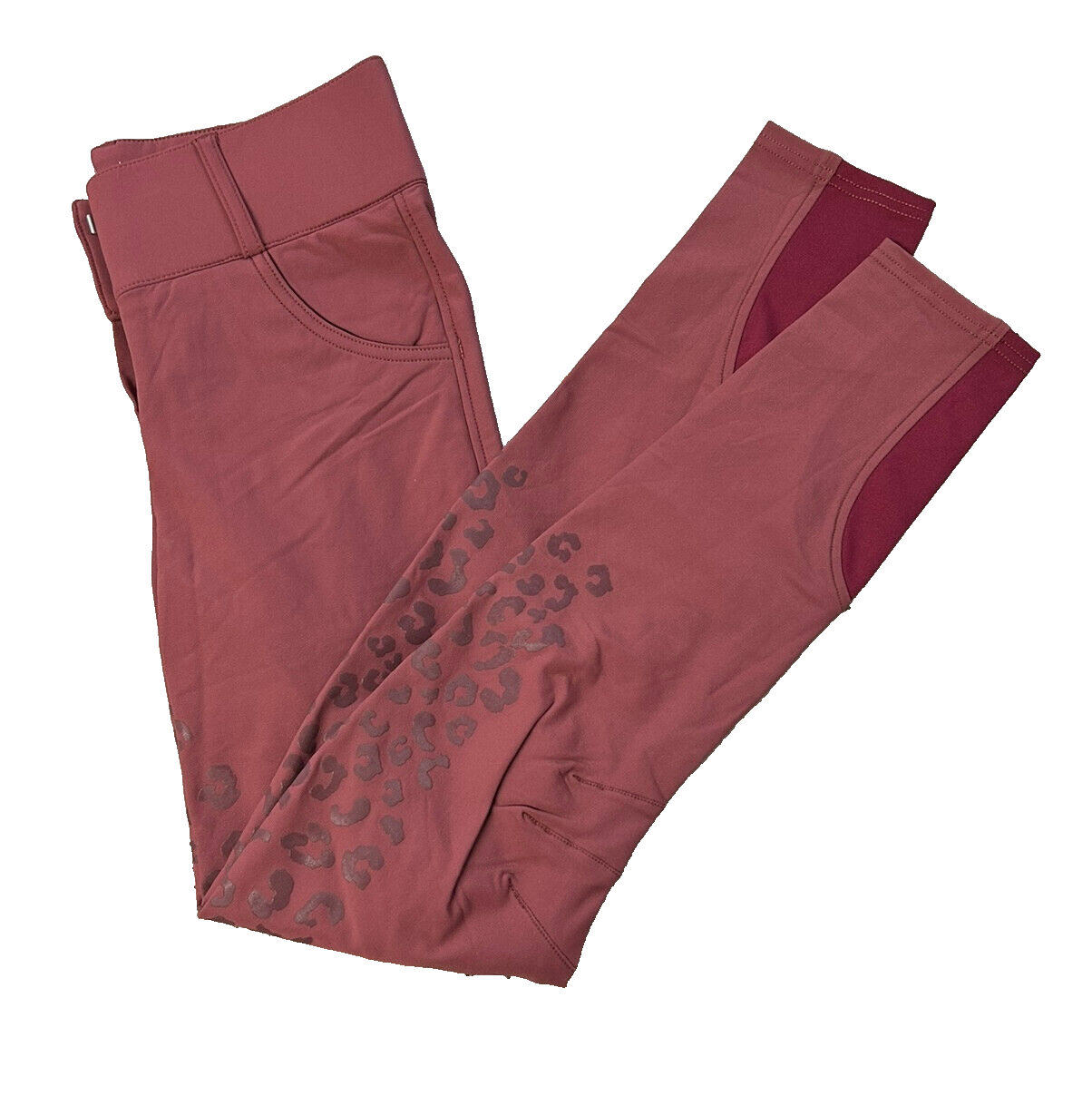 PS OF SWEDEN LADIES LEAPORD PRINT SILICONE BREECHES, UK 6  EU 34 (1470) (S1)