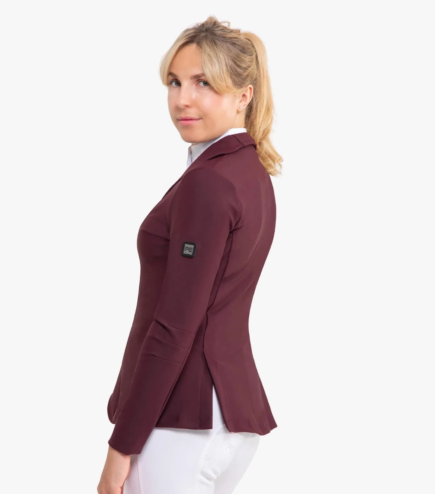Premier Equine Finio Ladies Competition / Show Jacket in Plum  UK  12 (S11)3
