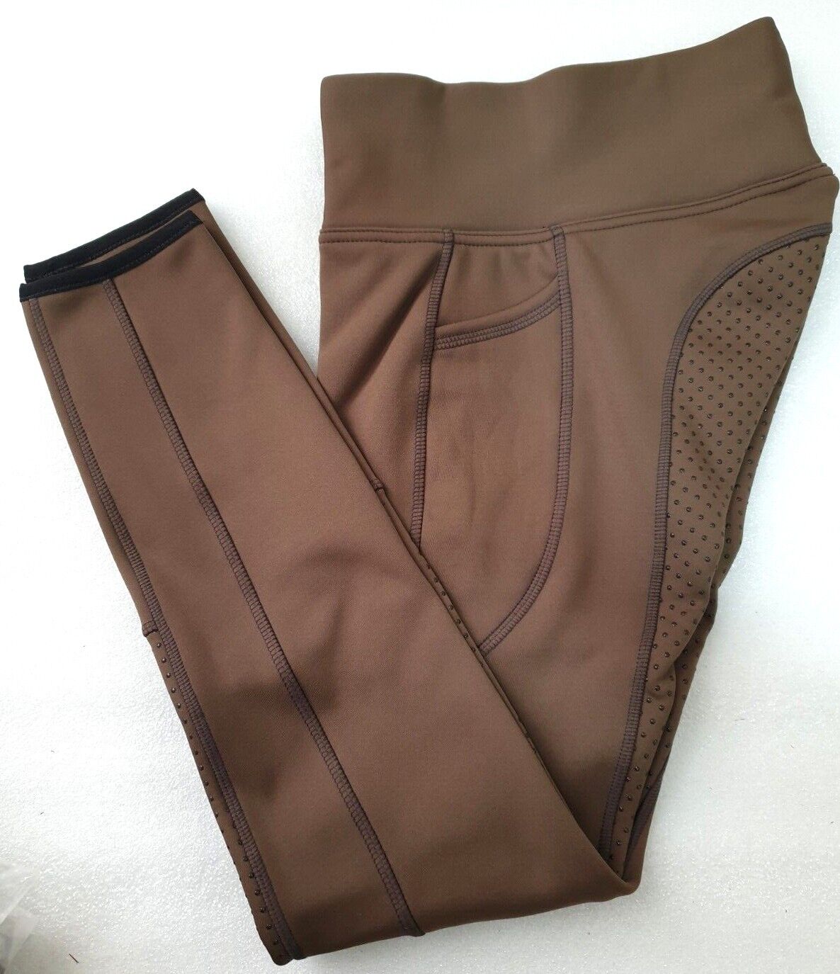 New Silicone Grip Horse Winter  Riding Leggings Tights  Phone Pocket