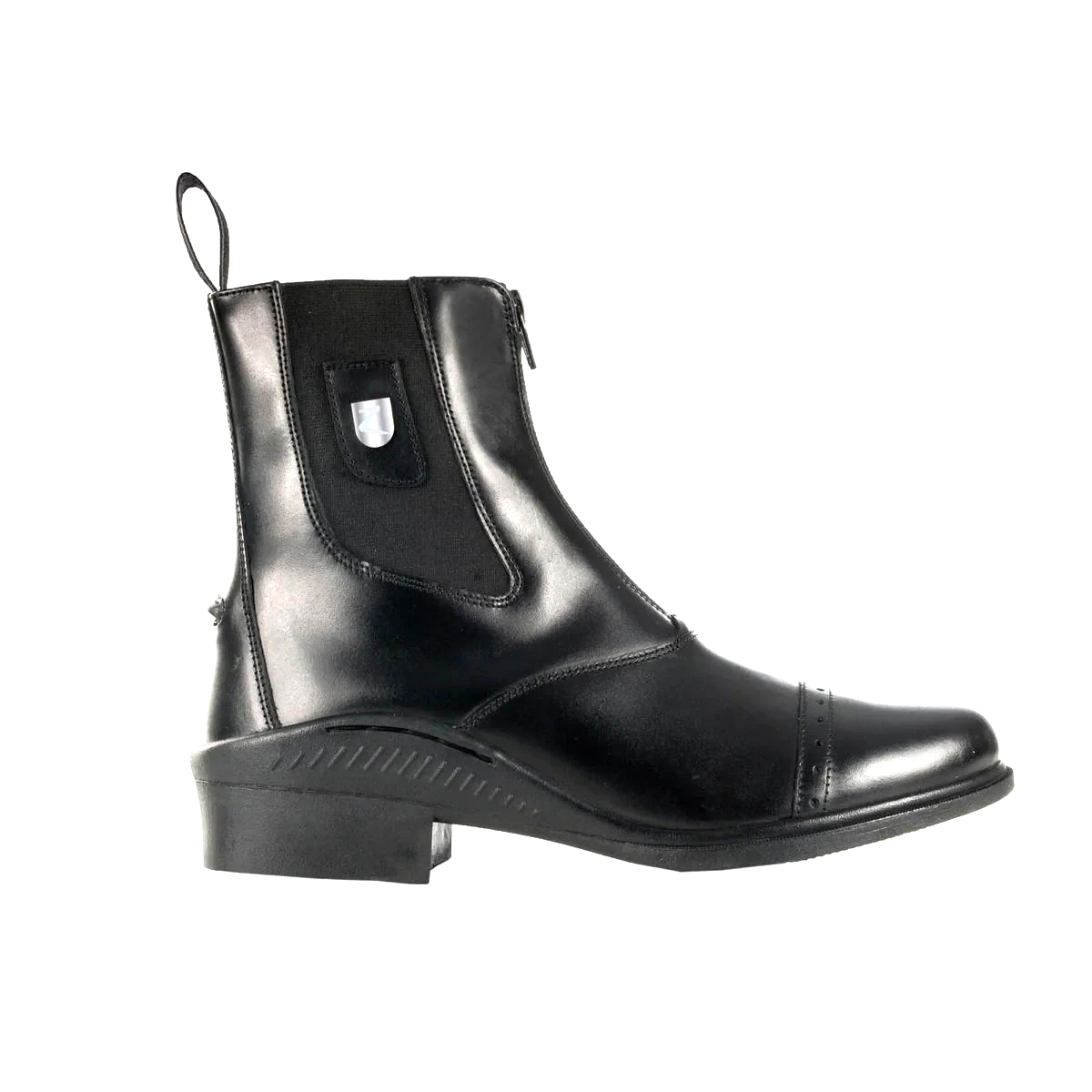 Horze Sydney Leather Jodhpur Boots quality front zip boots UK 3.5 EU 36 BLACK R40