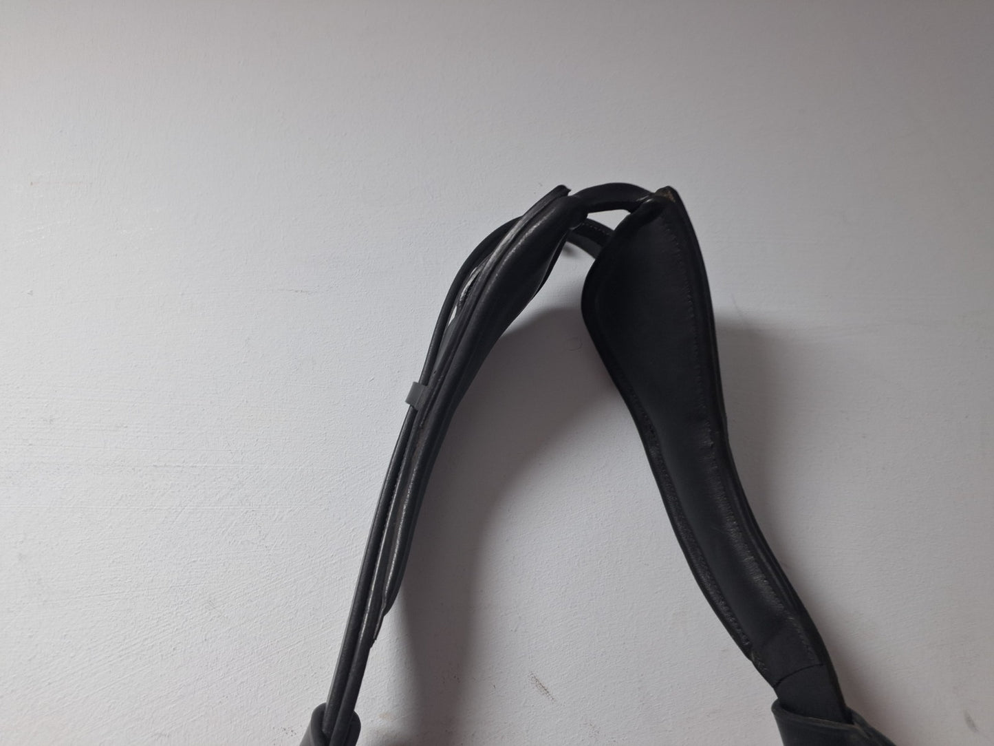 NEW  English Leather Clear CRYSTAL BRIDLE SNAFFLE BRIDLE full Black (1042-19) B35