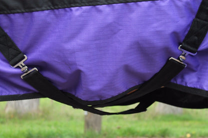 New LightWeight Black/Purple turnout rug/rain sheet no fill 600 Denier *sale*