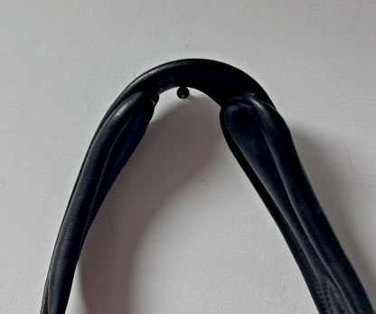 NEW English Leather BRIDLE Crystal SNAFFLE BRIDLE full Black (1153/22-23) B42