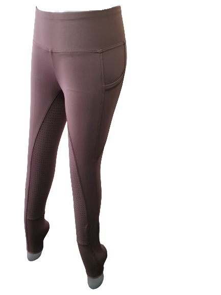 NEW Cwell Full Silicone Grip Horse Riding  Tights Breeches  Phone Pocket, Iron