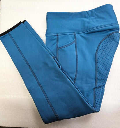 New Silicone Grip Horse Winter  Riding Leggings Tights  Phone Pocket