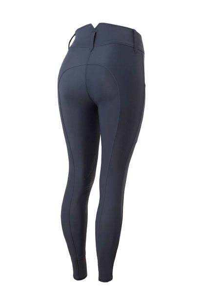 Horze Indira  Knee Grip Breeches with High Waist, Navy ,UK 26"  EU 38 (36768)