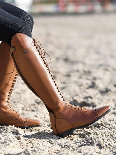 BUSSE Riding-Boots LAVAL (LE) , Cognac , UK6.5 EU 40 BUSSE LAVAL(LE))