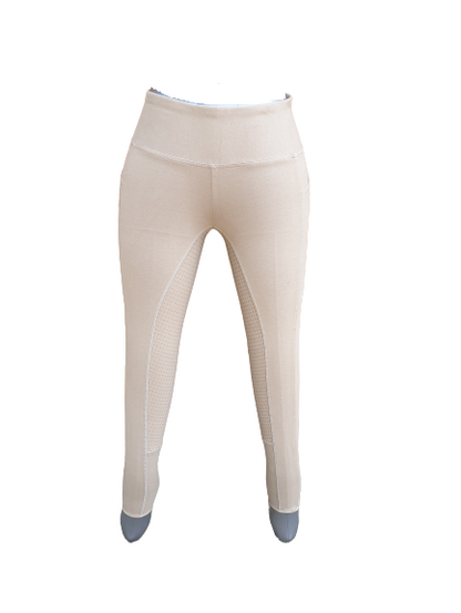 Cwell Equine Full Silicone Grip Horse Riding Tights  Breeches Phone Pocket Yoga