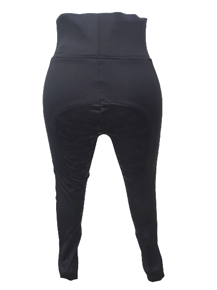 Cwell Equine Full Silicone Grip Horse Riding Tights  Breeches Phone Pocket Yoga