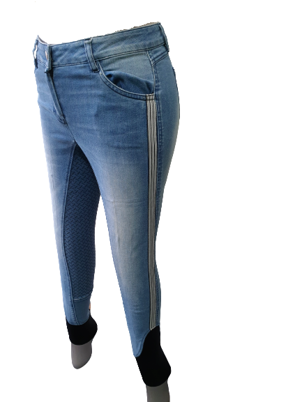 NEW  Loesdau Black forest Riding  Breeches , Denim  Light Blue (152856)