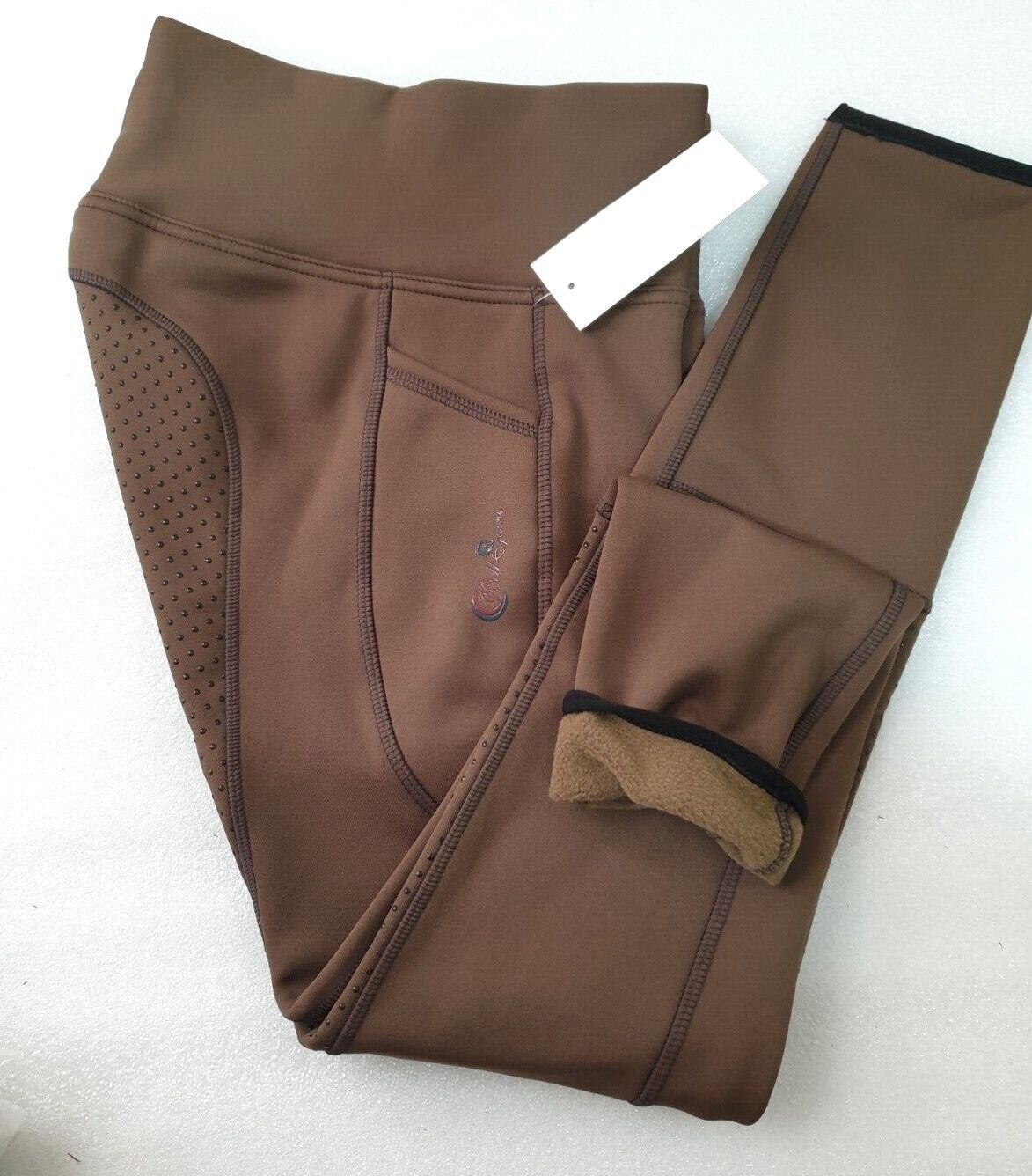 New Silicone Grip Horse Winter  Riding Leggings Tights  Phone Pocket