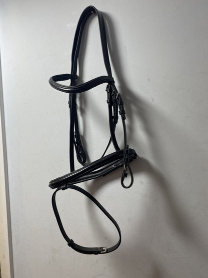 NEW C.Well English Leather BRIDLE SNAFFLE BRIDLE full Black (2000) B31