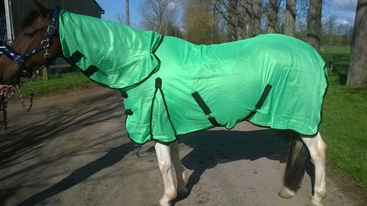 3 DAY SALE  New Design Horse fly rug combo attached neck cover Choice of colors