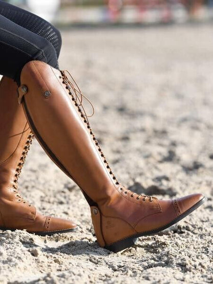 BUSSE Riding-Boots LAVAL (LE) , Cognac , UK 9 EU43 (BUSSE LAVAL(LE))