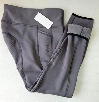 New Silicone Grip Horse Winter  Riding Leggings Tights  Phone Pocket