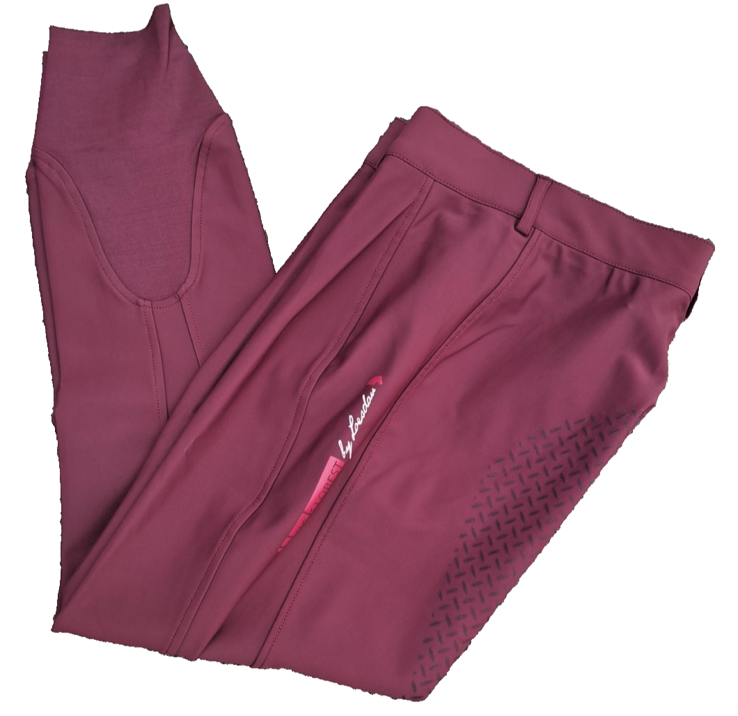 Black forest full seat breeches midseason Windsor wine,  LARGE, EU 42 (102729)R11