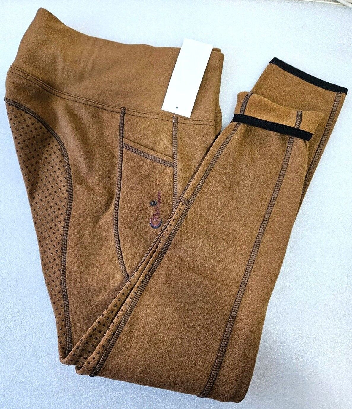 New Silicone Grip Horse Winter  Riding Leggings Tights  Phone Pocket