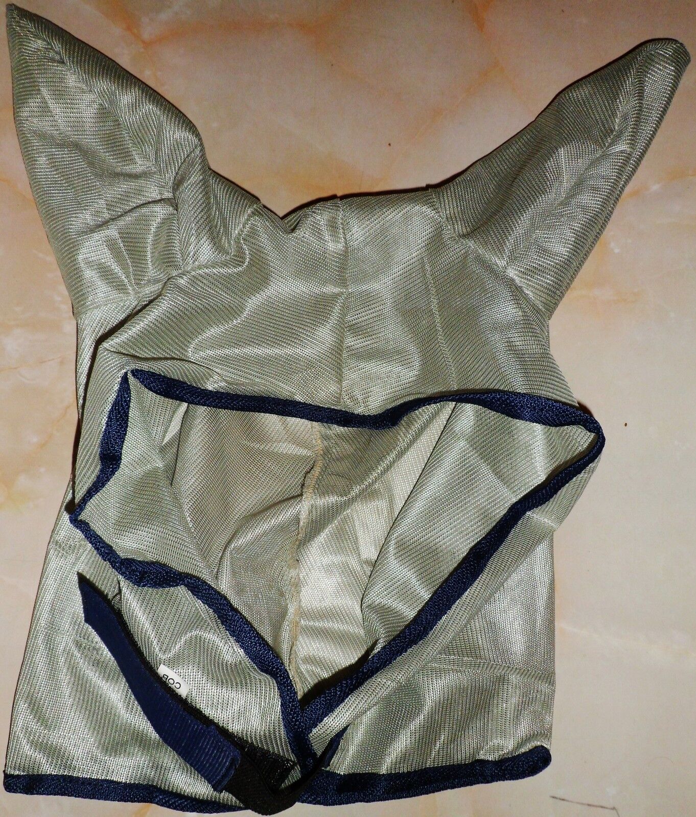 NEW HORSE  MESH FLY MASK WITH EARS metallic grey - FREE P/P