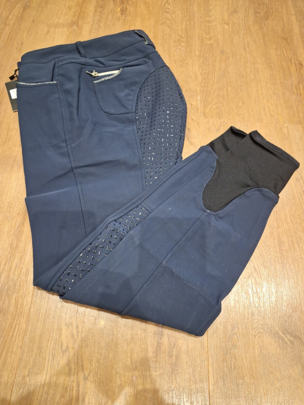 Rijbroek Quur Nicci Full Grip Riding Breeches Dark Blue , EU 40 UK 12 (477) (S9)1