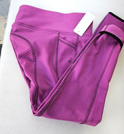 New Silicone Grip Horse Winter  Riding Leggings Tights  Phone Pocket