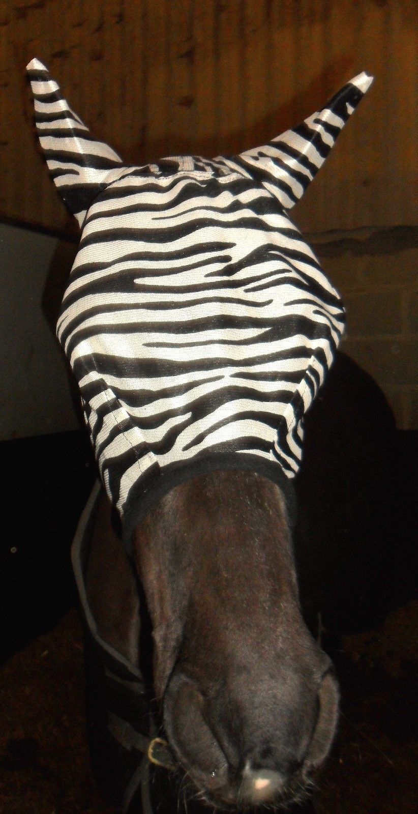 New Horse/Cob fly rug combo attached neck cover Zebra Print on sale